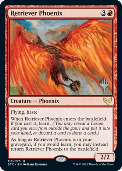 Retriever Phoenix (Promo Pack) [Strixhaven: School of Mages Promos] | Magic Magpie