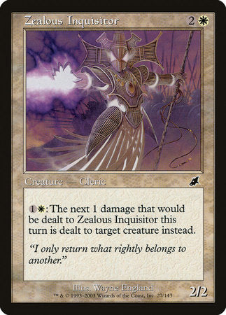 Zealous Inquisitor [Scourge] | Magic Magpie