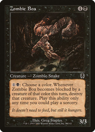 Zombie Boa [Apocalypse] | Magic Magpie