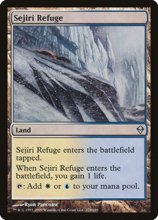 Sejiri Refuge [Zendikar] | Magic Magpie