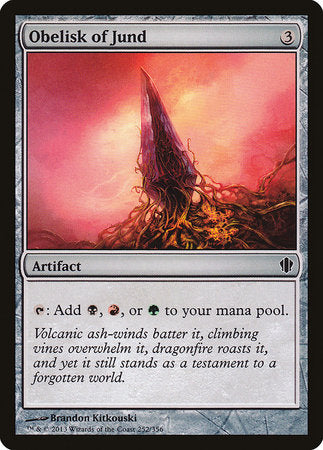 Obelisk of Jund [Commander 2013] | Magic Magpie