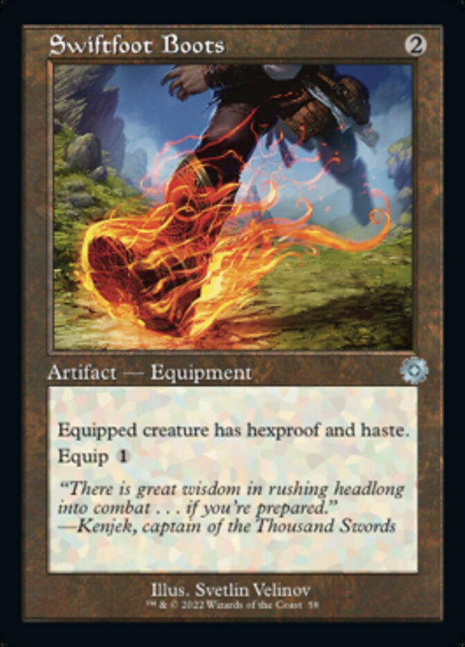 Swiftfoot Boots (Retro) [The Brothers' War Retro Artifacts] | Magic Magpie