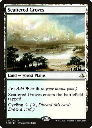 Scattered Groves [Amonkhet Promos] | Magic Magpie