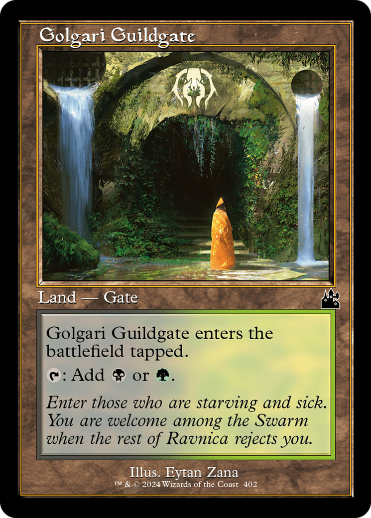 Golgari Guildgate (Retro Frame) [Ravnica Remastered] | Magic Magpie