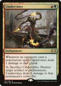 Cindervines [Promo Pack: Throne of Eldraine] | Magic Magpie