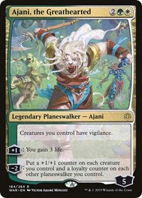 Ajani, the Greathearted [Promo Pack: Throne of Eldraine] | Magic Magpie