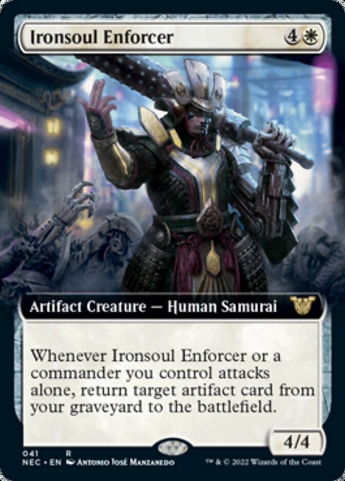 Ironsoul Enforcer (Extended) [Kamigawa: Neon Dynasty Commander] | Magic Magpie