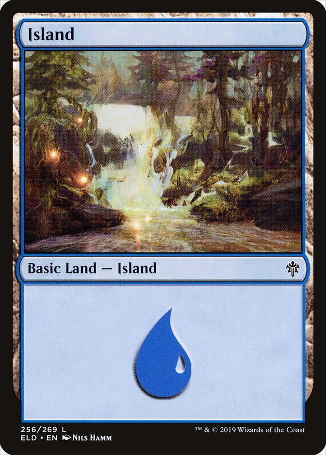 Island (256) [Throne of Eldraine] | Magic Magpie