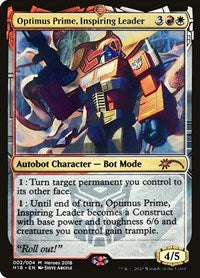 Optimus Prime, Inspiring Leader [Unique and Miscellaneous Promos] | Magic Magpie