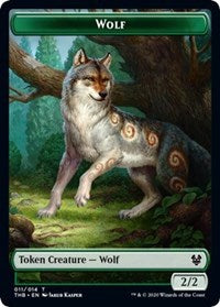 Wolf Token [Theros Beyond Death] | Magic Magpie