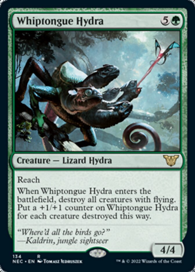 Whiptongue Hydra [Kamigawa: Neon Dynasty Commander] | Magic Magpie