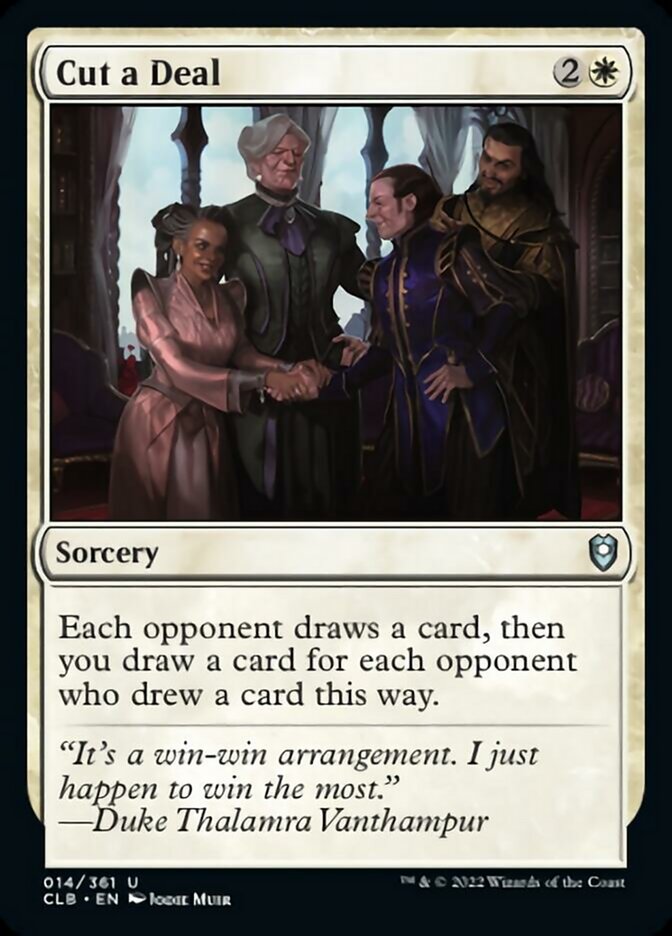 Cut a Deal [Commander Legends: Battle for Baldur's Gate] | Magic Magpie