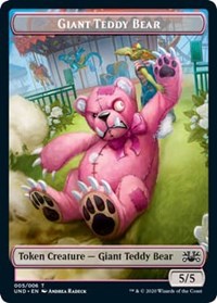 Giant Teddy Bear // Acorn Stash Double-sided Token [Unsanctioned] | Magic Magpie