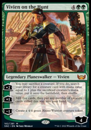 Vivien on the Hunt (Promo Pack) [Streets of New Capenna Promos] | Magic Magpie