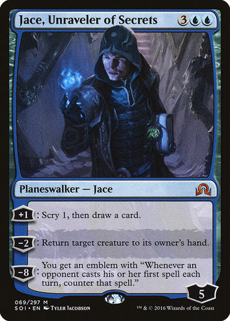 Jace, Unraveler of Secrets [Shadows over Innistrad] | Magic Magpie