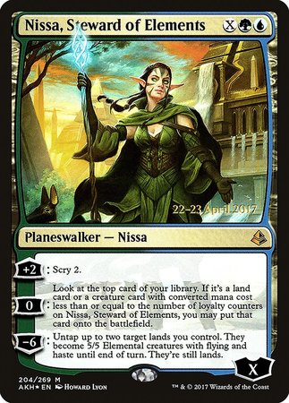 Nissa, Steward of Elements [Amonkhet Promos] | Magic Magpie