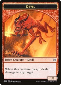 Devil // Satyr Double-sided Token (Challenger 2020) [Unique and Miscellaneous Promos] | Magic Magpie