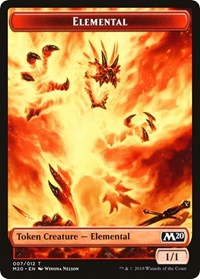 Elemental // Satyr Double-sided Token (Challenger 2020) [Unique and Miscellaneous Promos] | Magic Magpie