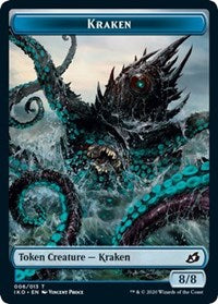 Kraken // Elemental (010) Double-sided Token [Commander 2020] | Magic Magpie