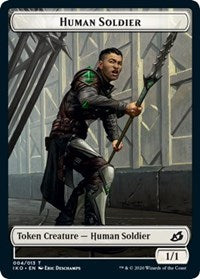 Human Soldier (004) // Zombie Double-sided Token [Commander 2020] | Magic Magpie