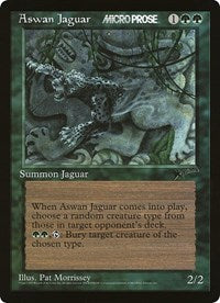 Aswan Jaguar (Oversized) [Oversize Cards] | Magic Magpie