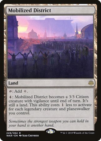 Mobilized District [War of the Spark] | Magic Magpie