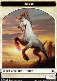 Horse // Zombie Double-sided Token [Hour of Devastation Tokens] | Magic Magpie