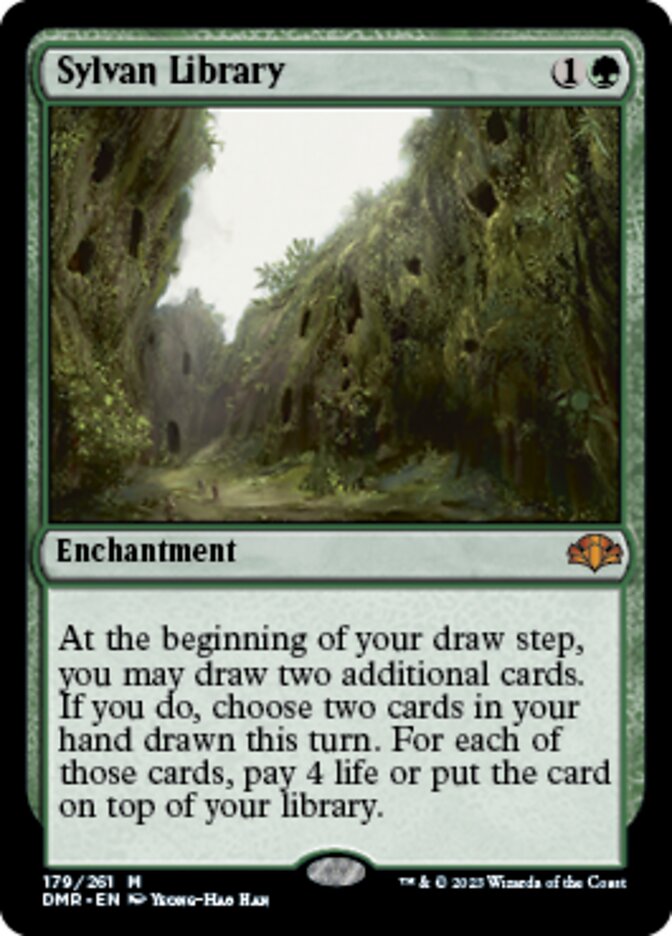 Sylvan Library [Dominaria Remastered] | Magic Magpie