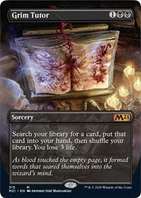 Grim Tutor (Alternate Art) [Core Set 2021] | Magic Magpie