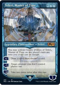 Teferi, Master of Time (Showcase) (291) [Core Set 2021] | Magic Magpie