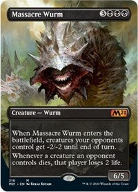 Massacre Wurm (Alternate Art) [Core Set 2021] | Magic Magpie