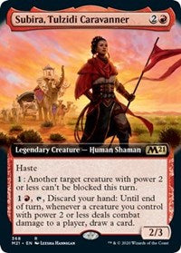 Subira, Tulzidi Caravanner (Extended Art) [Core Set 2021] | Magic Magpie