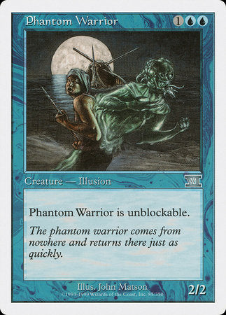 Phantom Warrior [Classic Sixth Edition] | Magic Magpie