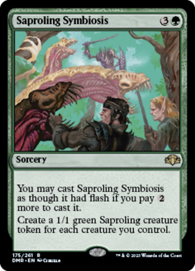 Saproling Symbiosis [Dominaria Remastered] | Magic Magpie