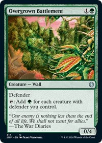 Overgrown Battlement [Jumpstart] | Magic Magpie