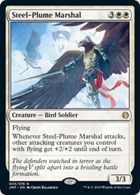 Steel-Plume Marshal [Jumpstart] | Magic Magpie