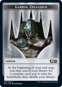 Emblem - Garruk, Unleashed [Core Set 2021] | Magic Magpie