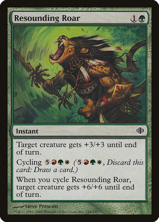 Resounding Roar [Shards of Alara] | Magic Magpie