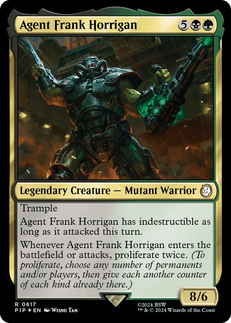 Agent Frank Horrigan (Surge Foil) [Fallout] | Magic Magpie