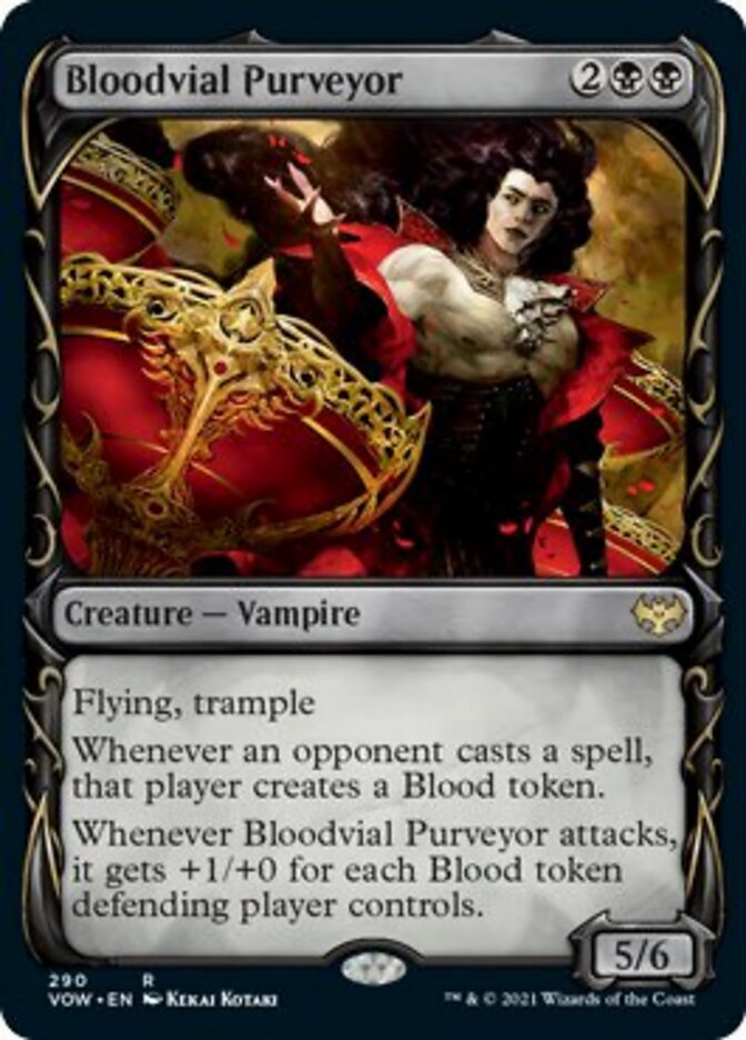 Bloodvial Purveyor (Showcase Fang Frame) [Innistrad: Crimson Vow] | Magic Magpie