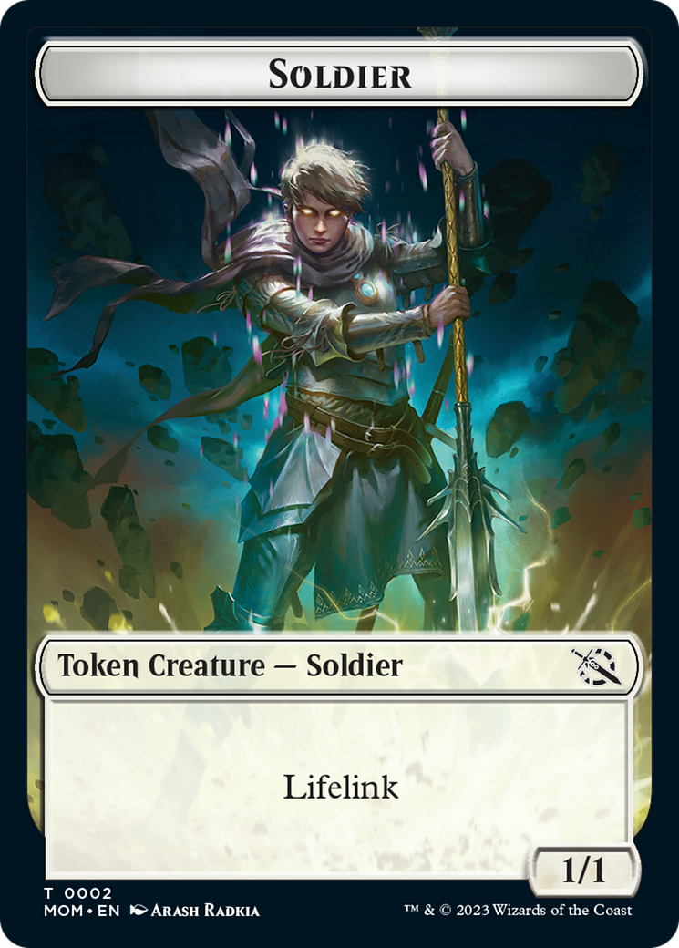 Soldier Token [March of the Machine Tokens] | Magic Magpie