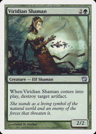 Viridian Shaman [Ninth Edition] | Magic Magpie