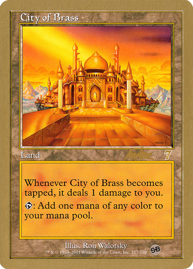 City of Brass (Brian Kibler) (SB) [World Championship Decks 2002] | Magic Magpie