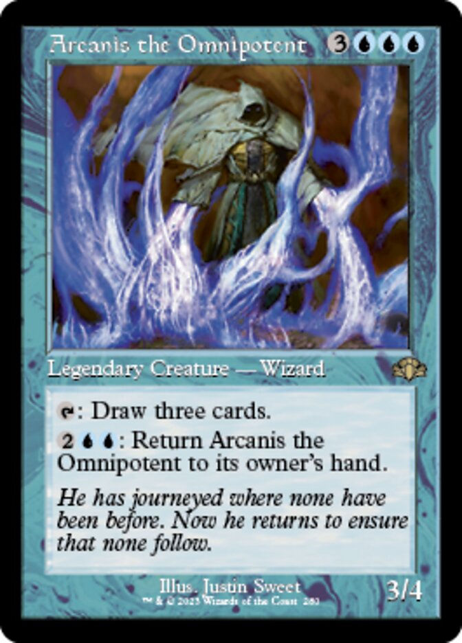 Arcanis the Omnipotent (Retro) [Dominaria Remastered] | Magic Magpie