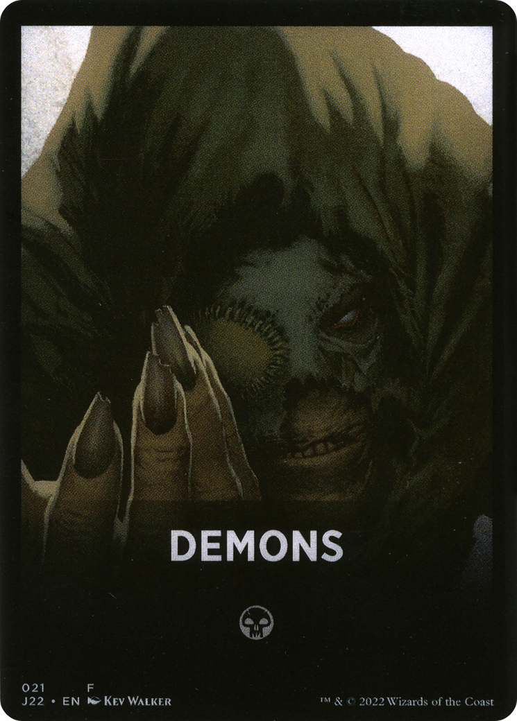 Demons Theme Card [Jumpstart 2022 Front Cards] | Magic Magpie