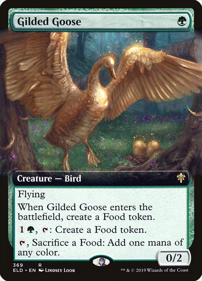 Gilded Goose (Extended Art) [Throne of Eldraine] | Magic Magpie