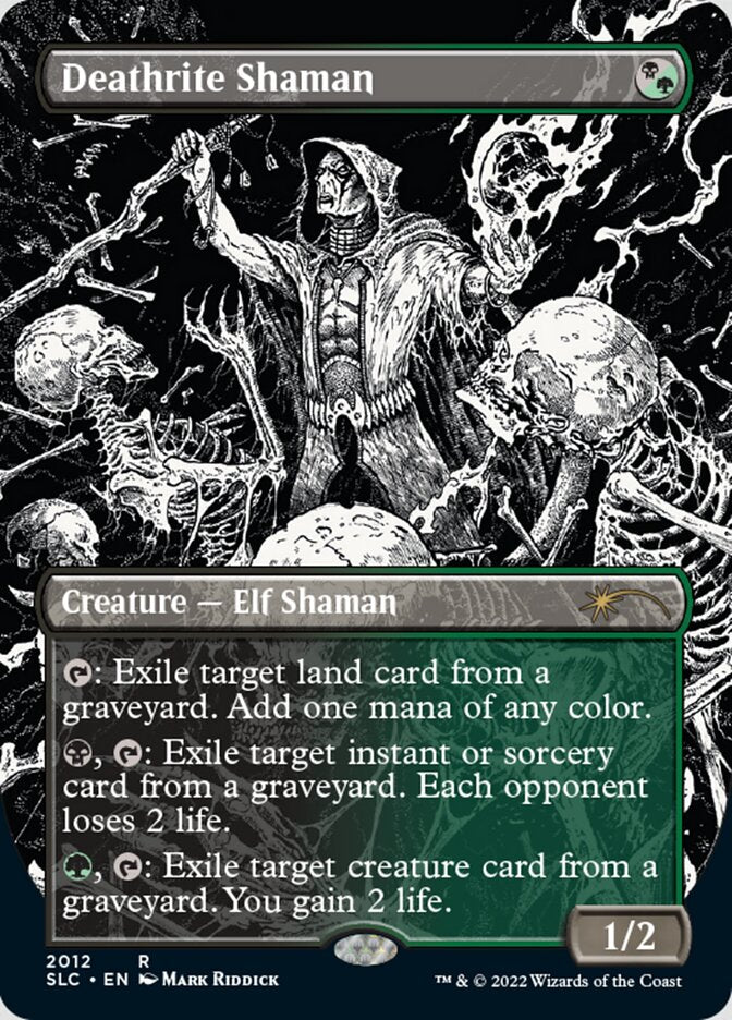 Deathrite Shaman (Borderless) [Secret Lair 30th Anniversary Countdown Kit] | Magic Magpie