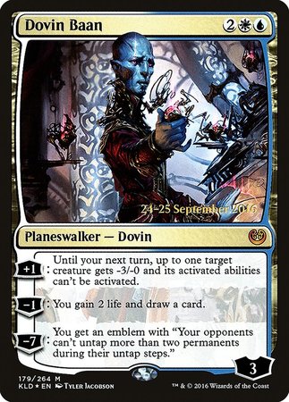 Dovin Baan [Kaladesh Promos] | Magic Magpie