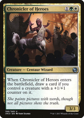 Chronicler of Heroes [Iconic Masters] | Magic Magpie