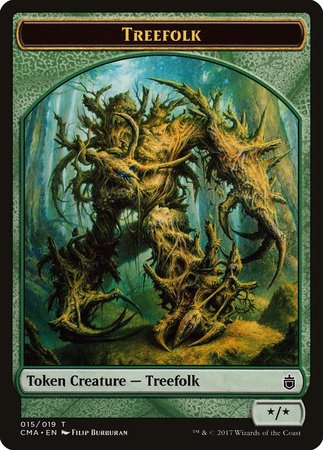 Treefolk Token (015) [Commander Anthology Tokens] | Magic Magpie